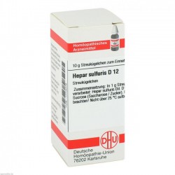 HEPAR SULFURIS D 12 Globuli...